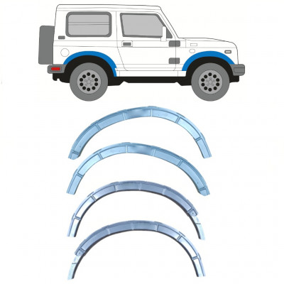 Pannello di riparazione parafango anteriore e posteriore per Suzuki Samurai 1981- / Sinistra+Destra / Set 11835