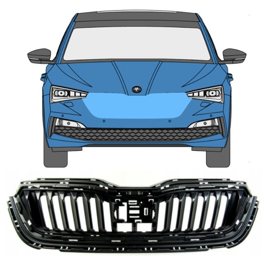 Griglia per Skoda Scala 2019- 16226