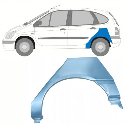 Pannello di riparazione parafango posteriore per Renault Megane I Scenic 1995-2003 / Sinistra 8404