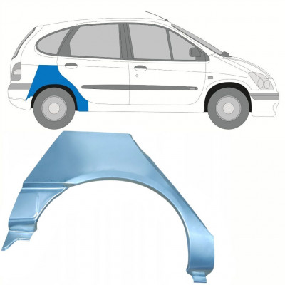 Pannello di riparazione parafango posteriore per Renault Megane I Scenic 1995-2003 / Destra 8403