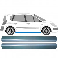 Pannello di riparazione sottoporta lamiera per Renault Scenic II 2003-2009 / Sinistra+Destra / Set 9259
