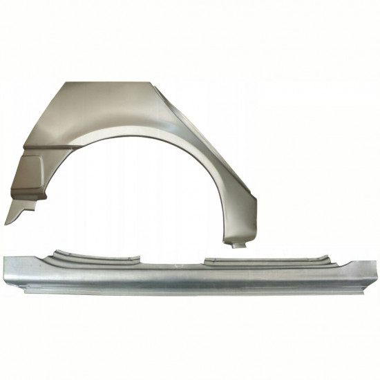 Pannello di riparazione sottoporta e parafango posteriore per Renault Megane I Scenic 1995-2003 / Destra / Set 10099