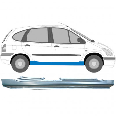 Sottoporta Lamiera Completo per Renault Megane I Scenic 1995-2003 / Destra 6036