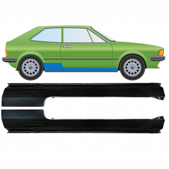 Sottoporta Lamiera Completo per Volkswagen Scirocco 1974-1981 / Sinistra+Destra / Set 11082