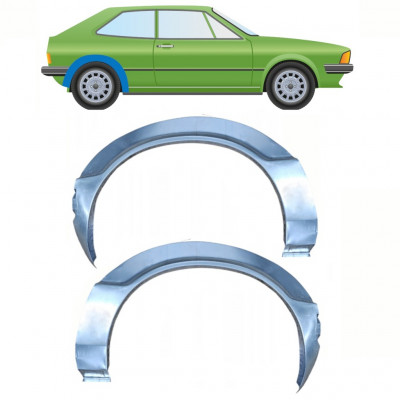 Pannello di riparazione parafango posteriore per Volkswagen Scirocco 1974-1981 / Sinistra+Destra / Set 11081