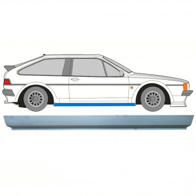Pannello di riparazione sottoporta lamiera per Volkswagen Scirocco 1981-1992 / Sinistra = Destra (simmetrico) 8794