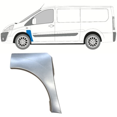 Pannello di riparazione parafango anteriore per Fiat Scudo 2007-2016 / Sinistra 12898