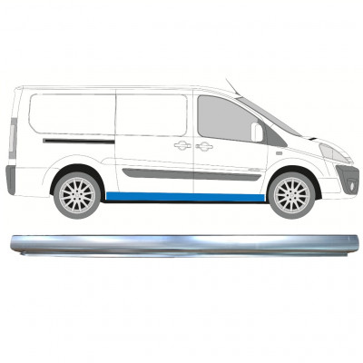 Pannello di riparazione sottoporta lamiera per Fiat Scudo 2007-2016 / Destra 11046