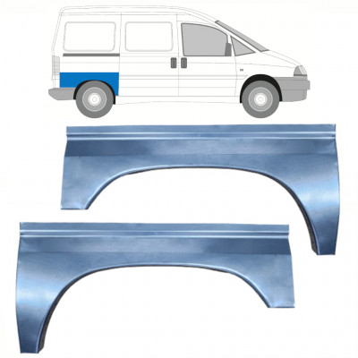 Pannello di riparazione parafango posteriore per Peugeot Expert 1994-2007 / Sinistra+Destra / Set 14109