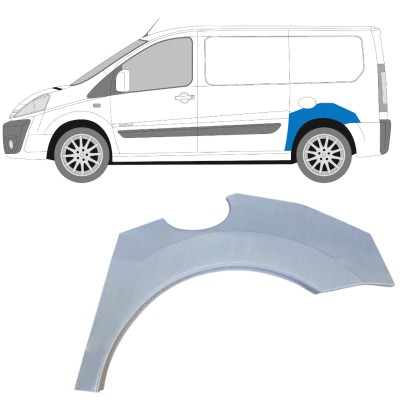 Pannello di riparazione parafango posteriore per Fiat Scudo 2007-2016 / Sinistra 14579