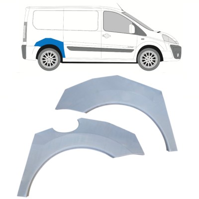 Pannello di riparazione parafango posteriore per Fiat Scudo 2007-2016 / Sinistra+Destra / Set 14580