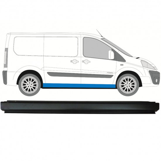 Sottoporta Lamiera Completo per Fiat Scudo 2007-2016 / Destra 7772