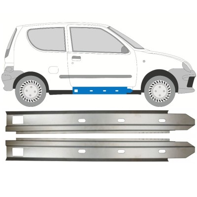 Sottoporta interno per Fiat Seicento 1998-2010 / Sinistra+Destra / Set 14716