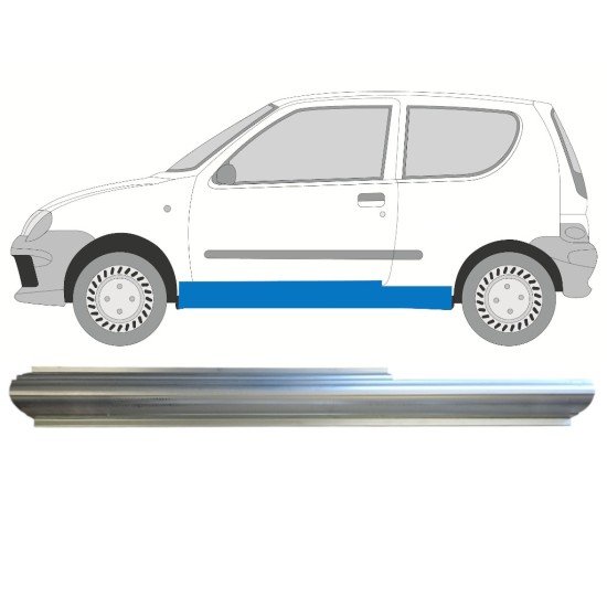 Pannello di riparazione sottoporta lamiera