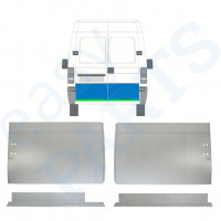 Lamiera di riparazione interno ed esterno porta posteriore per Fiat Ducato 1994-2006 / Sinistra+Destra / Set 9755