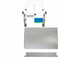 Lamiera di riparazione interno ed esterno porta posteriore per Citroen Jumper 1994-2006 / Destra 14049