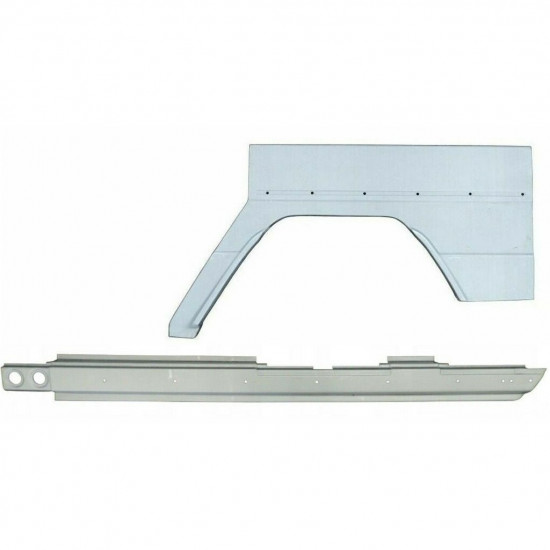 Pannello di riparazione sottoporta e parafango posteriore per Mercedes G-Class W460 W461 W463 1979-2017 / Sinistra / Set 10006