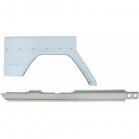 Pannello di riparazione sottoporta e parafango posteriore per Mercedes G-Class W460 W461 W463 1979- / Destra / Set 10005