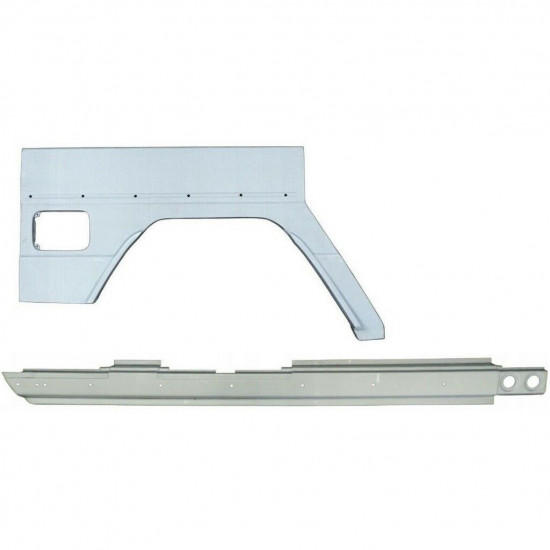 Pannello di riparazione sottoporta e parafango posteriore per Mercedes G-Class W460 W461 W463 1979- / Destra / Set 10009