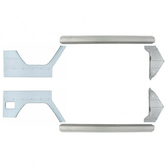 Pannello di riparazione sottoporta + parafango anteriore + posteriore per Mercedes G-Class W460 W461 W463 1979-2017 / Sinistra+Destra / Set 9711