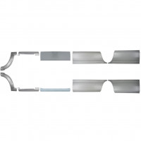 Set di pannelli di riparazione per Volkswagen LT 1996-2005 / Sinistra+Destra 16606