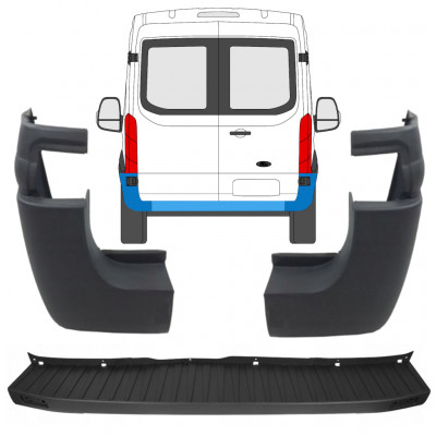 Angolo paraurti posteriore per Ford Transit 2014- / Set 9732