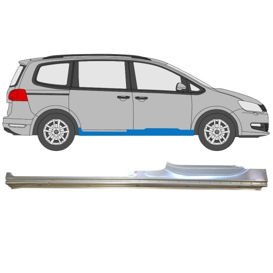 Sottoporta Lamiera Completo per Volkswagen Sharan 2010-2022 / Destra 14594