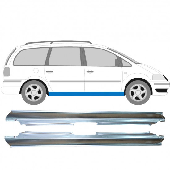 Sottoporta Lamiera Completo per Seat Alhambra 1995-2010 / Sinistra+Destra / Set 13212