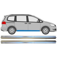 Pannello di riparazione sottoporta inferiore per Volkswagen Sharan 2010-2022 / Sinistra+Destra / Set 14606