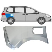 Pannello di riparazione parafango posteriore per Volkswagen Sharan 2010-2022 / Destra 14597