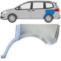 Pannello di riparazione parafango posteriore per Volkswagen Sharan 2010-2022 / Sinistra / Set 14604