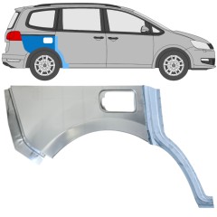Pannello di riparazione parafango posteriore per Volkswagen Sharan 2010-2022 / Destra / Set 14603