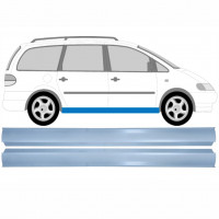 Pannello di riparazione sottoporta lamiera per Seat Alhambra 1995-2010 / Sinistra+Destra / Set 14313