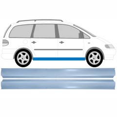 Pannello di riparazione sottoporta lamiera per Seat Alhambra 1995-2010 / Sinistra+Destra / Set 14313