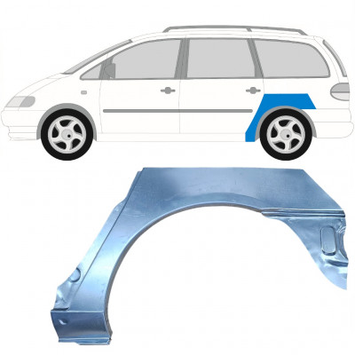 Pannello di riparazione parafango posteriore per Seat Alhambra 1995-2010 / Sinistra 13603