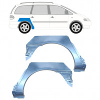 Pannello di riparazione parafango posteriore per Ford Galaxy 1995-2010 / Sinistra+Destra / Set 14016