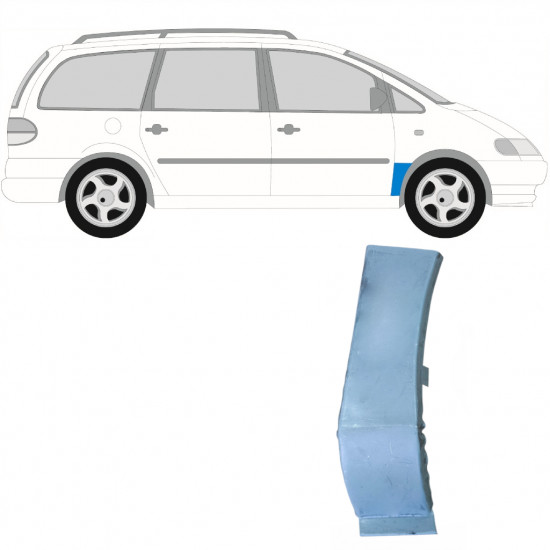 Pannello di riparazione parafango anteriore per Volkswagen Sharan 1995-2010 / Destra 6597