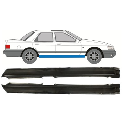 Sottoporta Lamiera Completo per Ford Sierra 1982-1993 / Sinistra+Destra / Set 9774