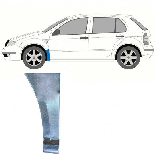 Pannello di riparazione parafango anteriore per Skoda Fabia I 1999-2007 / Sinistra 7235