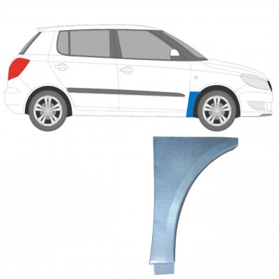 Pannello di riparazione parafango anteriore per Skoda Fabia II 2007-2015 / Destra 7237