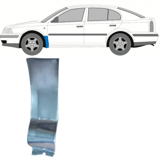 Pannello di riparazione parafango anteriore per Skoda Octavia I 1996-2010 / Sinistra 8953