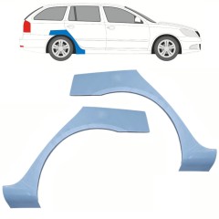 Pannello di riparazione parafango posteriore per Skoda Octavia II 2004-2013 / Sinistra+Destra / Set 10187
