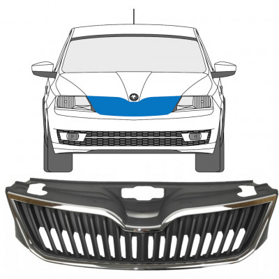 Griglia per Skoda Rapid 2012-2022 7519