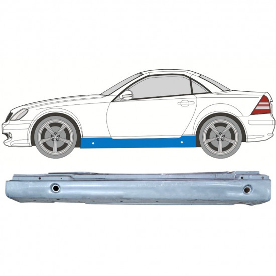 Sottoporta Lamiera Completo per Mercedes SLK-Class 1996-2004 / Sinistra 12605