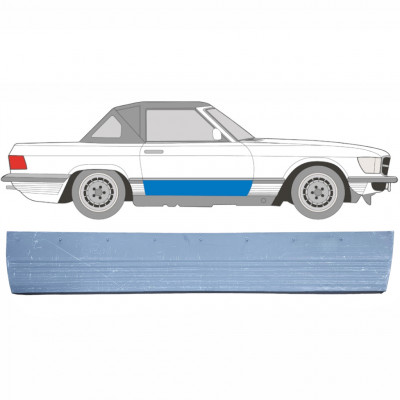 Lamiera di riparazione del rivestimento della porta anteriore per Mercedes SL-Class 1971-1989 / Destra 6102