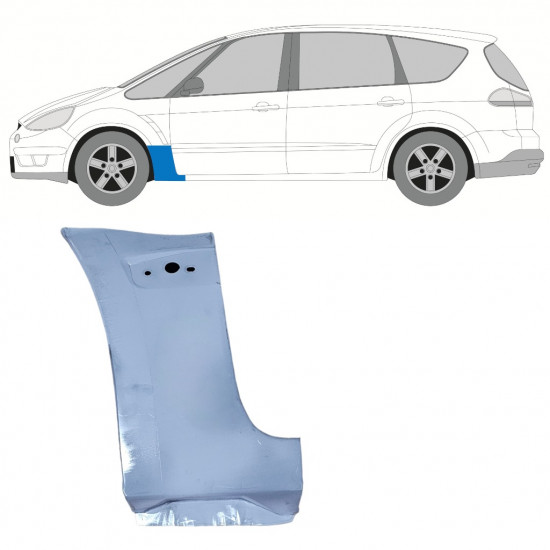Pannello di riparazione parafango anteriore per Ford S-MAX 2006-2015 / Sinistra 12683