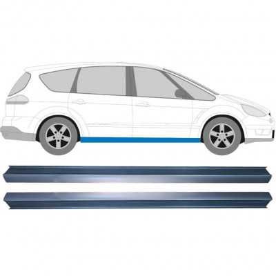 Pannello di riparazione sottoporta lamiera per Ford S-MAX 2006-2015 / Sinistra+Destra / Set 11350
