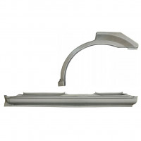 Lamiera di riparazione completo sottoporta e parafango posteriore per Kia Sorento 2002-2009 / Sinistra / Set 11712