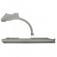 Lamiera di riparazione completo sottoporta e parafango posteriore per Kia Sorento 2002-2009 / Destra / Set 11711
