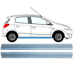 Pannello di riparazione sottoporta inferiore per Mitsubishi Space Star 2013-2024 / Sinistra+Destra / Set 16844